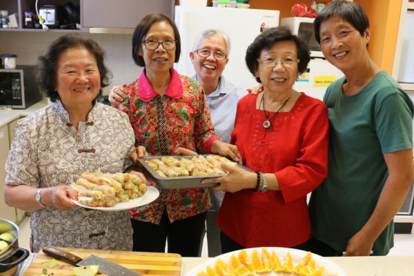 Chinese group cooking session